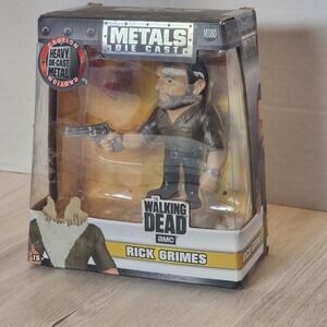 Metals Die Cast AMC's The Walking Dead Jada 4" M180 Rick Grimes NIP (torn box)